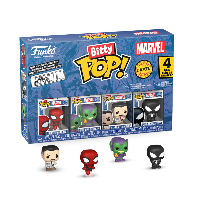 Chargez l&#39;image dans la visionneuse de la galerie, Funko Bitty POP!: Marvel - Spider-Man 4 Pack vinyl Figure
