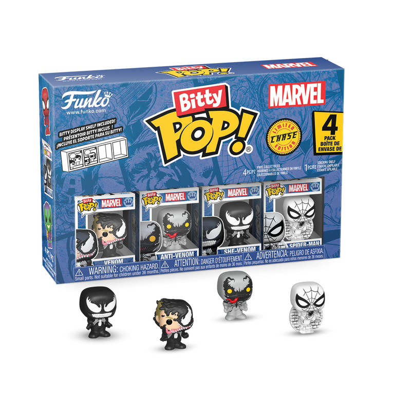 Chargez l&#39;image dans la visionneuse de la galerie, Funko Bitty POP!: Marvel - Spider-Man 4 Pack vinyl Figure
