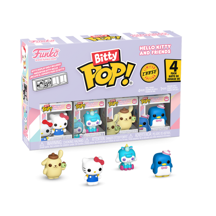 Funko Bitty POP!: Sanrio - Hello Kitty and Friends Characters 4-Pack Vinyl Figure