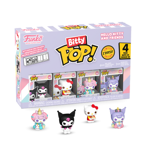 Funko Bitty POP!: Sanrio - Hello Kitty and Friends Characters 4-Pack Vinyl Figure