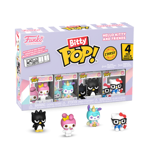Funko Bitty POP!: Sanrio - Hello Kitty and Friends Characters 4-Pack Vinyl Figure