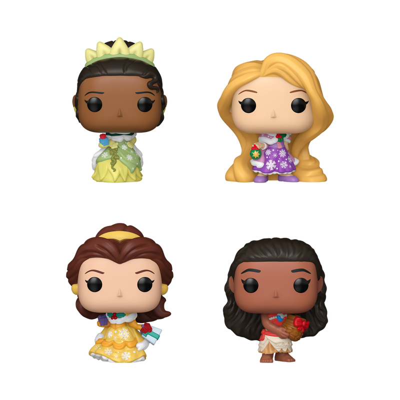 Load image into Gallery viewer, Funko Mystery Pocket POP!: Disney Princess Holiday Ice 1pc Mystery Figure
