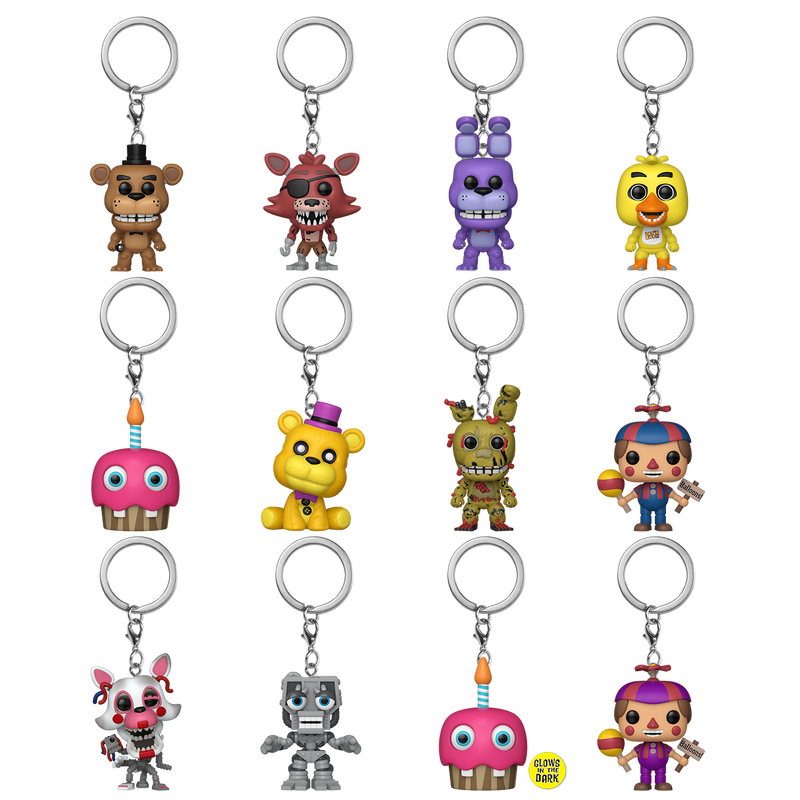 Cargue la imagen en el visor de la galería, Funko Mystery Pop! Keychain Five Nights at Freddy&#39;s - 1pc Mystery Bag Vinyl Figure
