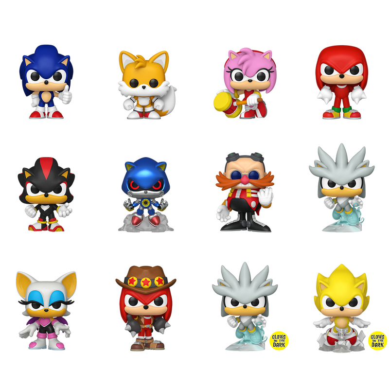 Load image into Gallery viewer, Funko Sonic The Hedgehog : Sonic the Hedgehog 1pc Keychain Mystery Minis
