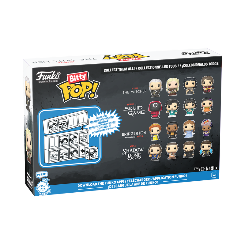 Chargez l&#39;image dans la visionneuse de la galerie, Funko Bitty POP!: Netflix The Witcher - The Witcher Characters 4-Pack Vinyl Figure
