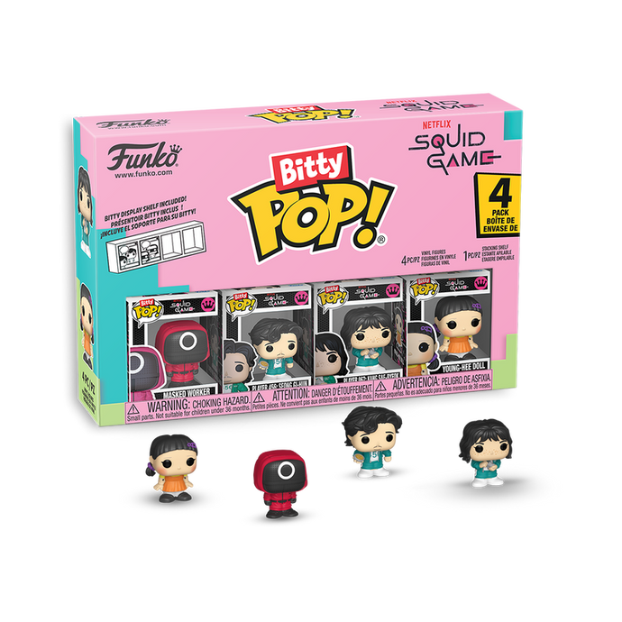 Funko Bitty POP!: Netflix Squid Games - Squid Game Characters 4-Pack Vinyl Figure