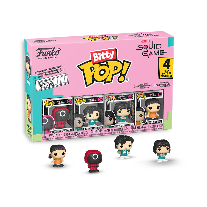 Load image into Gallery viewer, Funko Bitty POP!: Netflix Squid Games - Squid Game Characters 4-Pack Vinyl Figure
