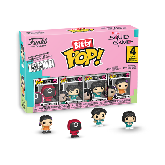 Funko Bitty POP!: Netflix Squid Games - Squid Game Characters 4-Pack Vinyl Figure