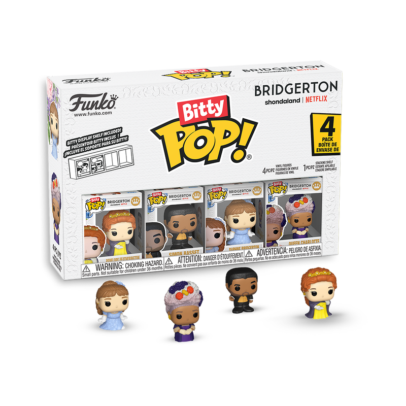 Load image into Gallery viewer, Funko Bitty POP!: Netflix Bridgerton - Bridgerton Characters 4-Pack Vinyl Figure
