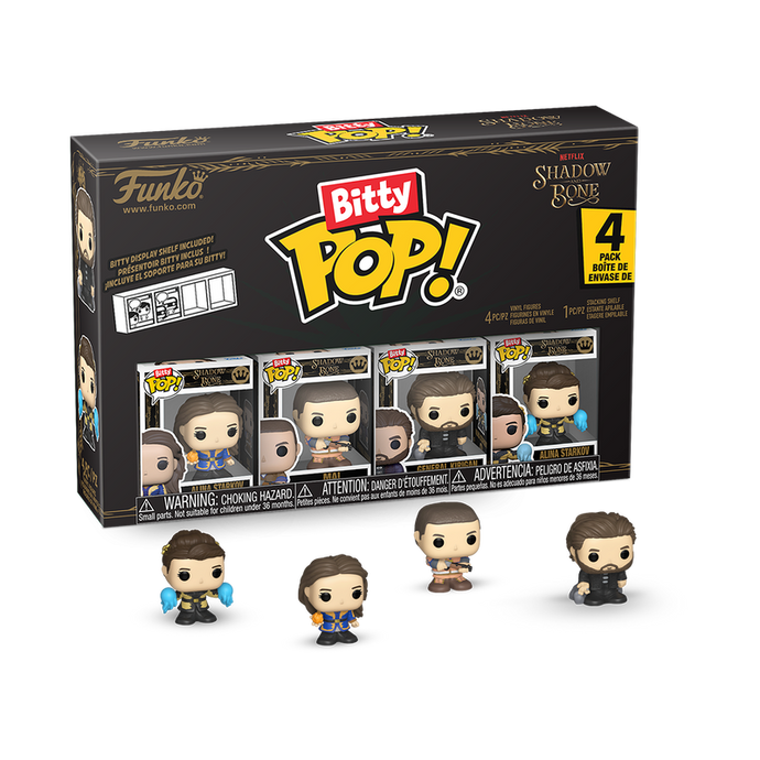 Funko Bitty POP!: Netflix Shadow and Bone - Shadow and Bone Characters 4-Pack Vinyl Figure