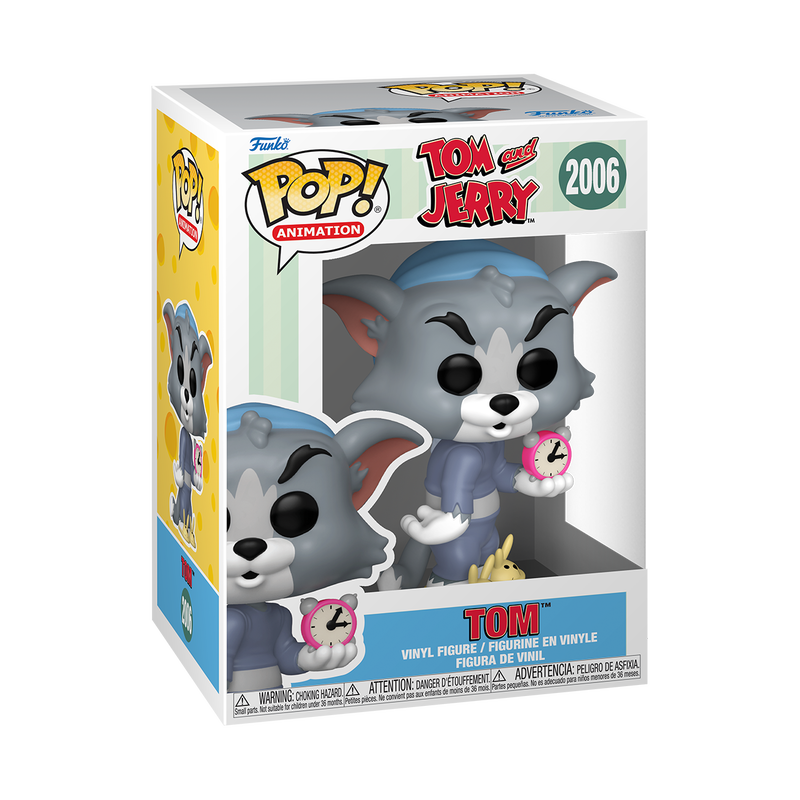 Load image into Gallery viewer, Funko POP! Television: Tom &amp; Jerry - Tom with Clock Vinyl Figure
