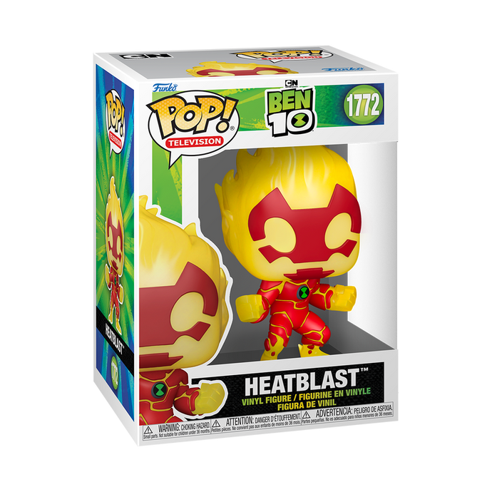 Funko POP! Cartoon Network - Ben 10 Heatblast Vinyl Figure