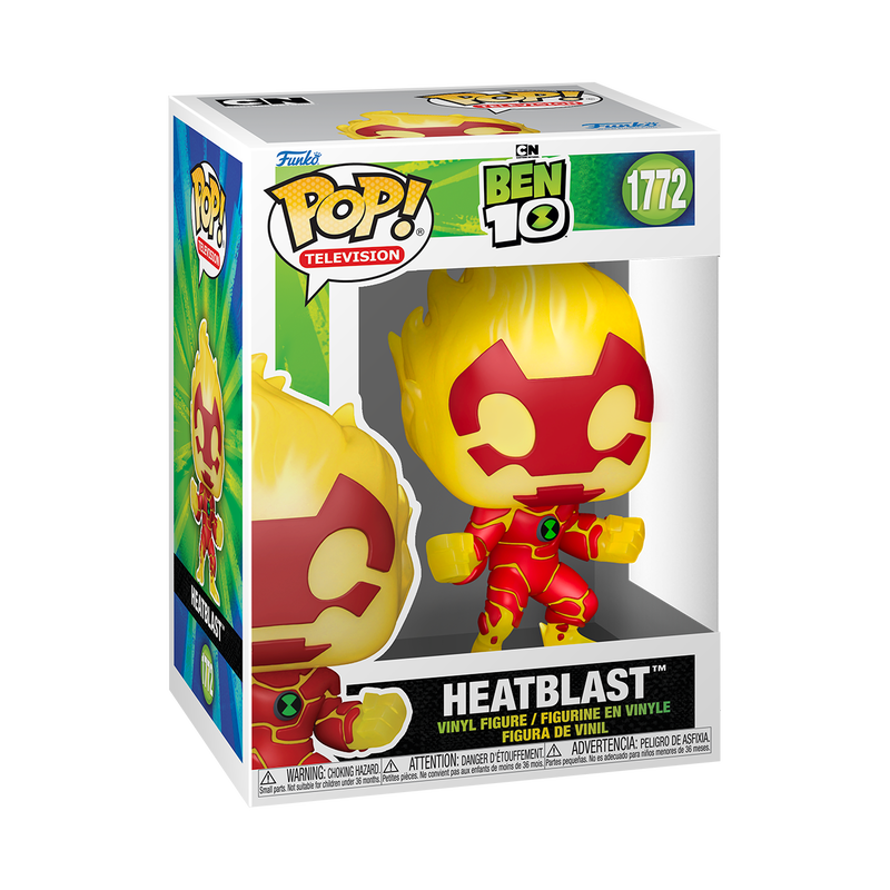 Chargez l&#39;image dans la visionneuse de la galerie, Funko POP! Cartoon Network - Ben 10 Heatblast Vinyl Figure
