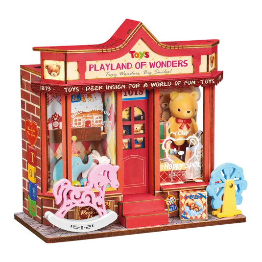Robotime Rolife - Whimsy Toy Shop DIY Miniature House Figure