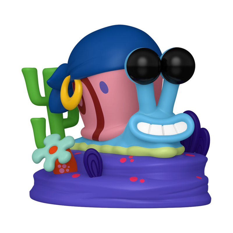Cargue la imagen en el visor de la galería, Funko POP! Animation: SpongeBob Squarepants - Gary (Pirate) Vinyl Figure
