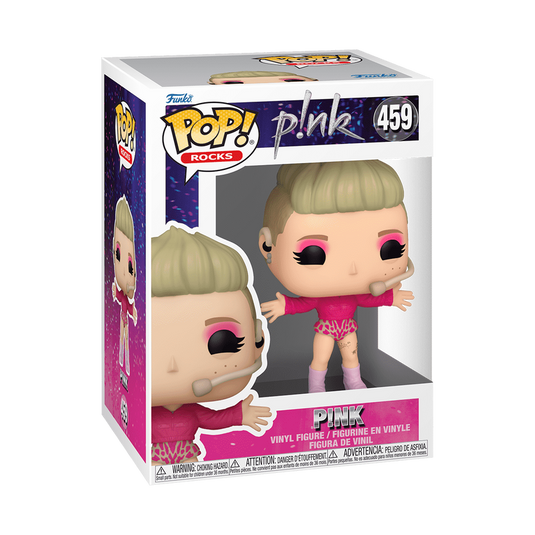 Funko POP! Rocks: Pink - Pink (Trustfall Tour) Vinyl Figure