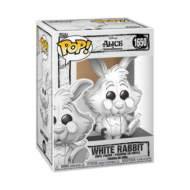 Funko POP! Disney- Alice in Wonderland- White Rabbit Sketched Deco Vinyl Figure
