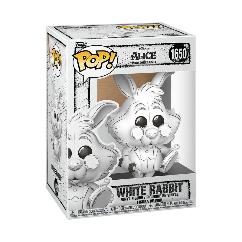 Cargue la imagen en el visor de la galería, Funko POP! Disney- Alice in Wonderland- White Rabbit Sketched Deco Vinyl Figure
