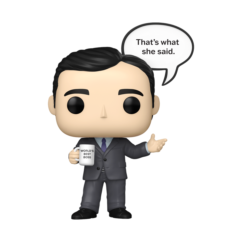Chargez l&#39;image dans la visionneuse de la galerie, Funko POP! TV: The Office - Michael Scott That&#39;s what she said Vinyl Figure
