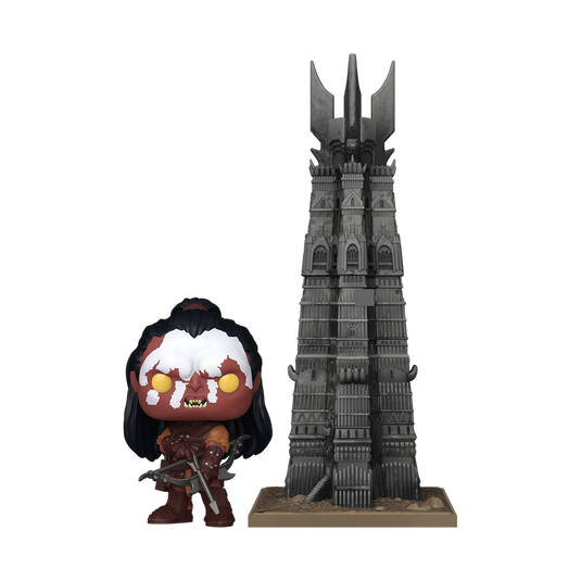 Funko POP! Town: The Lord of the Rings - Lurtz with Orthanc Vinyl Figures