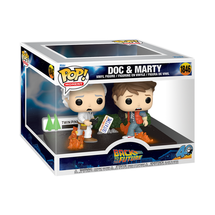 Funko POP! Moments: Back to the Future - Doc & Marty Vinyl Figure