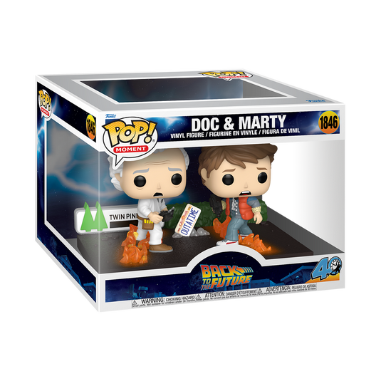Funko POP! Moments: Back to the Future - Doc & Marty Vinyl Figure