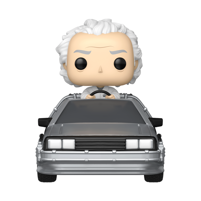 Chargez l&#39;image dans la visionneuse de la galerie, Funko POP! Rides Deluxe: Back to the Future - Doc with Time Machine Vinyl Figure

