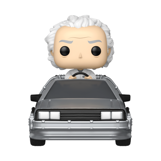 Funko POP! Rides Deluxe: Back to the Future - Doc with Time Machine Vinyl Figure