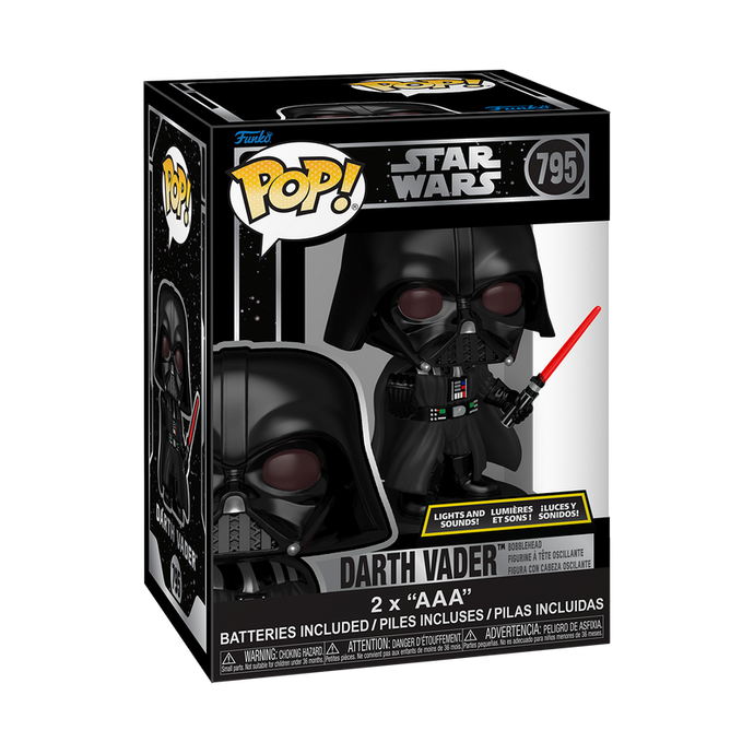 Funko POP! Star Wars: Light and Sounds - Darth Vader with Lightsaber Vinyl Figure
