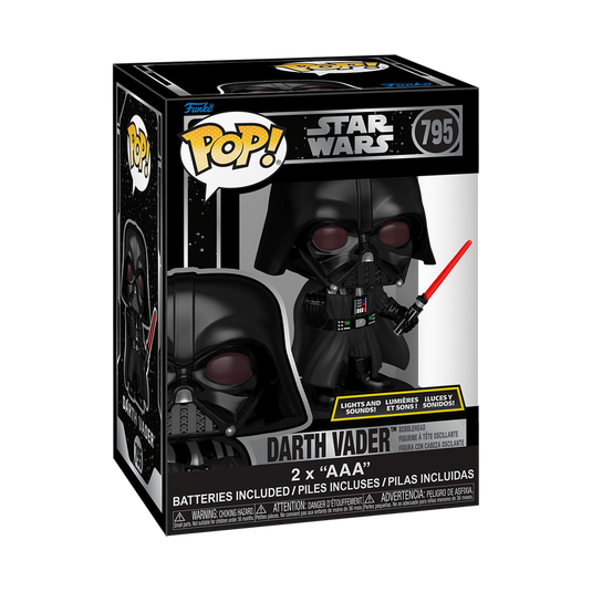 Funko POP! Star Wars: Light and Sounds - Darth Vader with Lightsaber Vinyl Figure