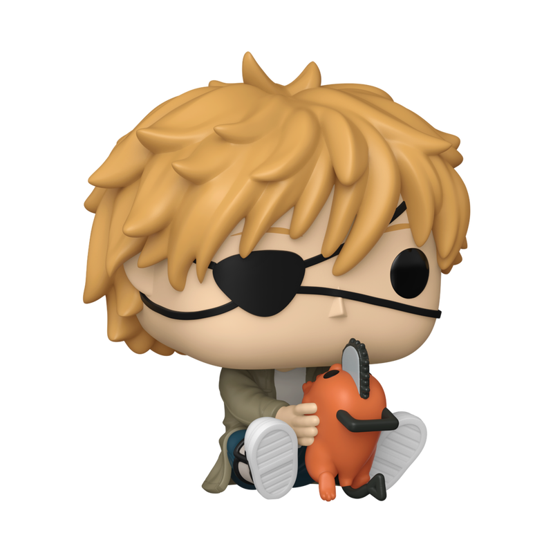 Cargue la imagen en el visor de la galería, Funko POP! Animation: Chainsaw Man - Denji with Pochita Vinyl Figure
