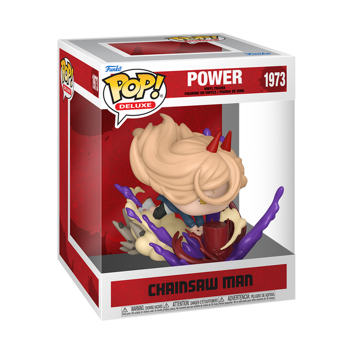 Funko POP! Deluxe Animation: Chainsaw Man - Power with Blood Hammer Vinyl Figure