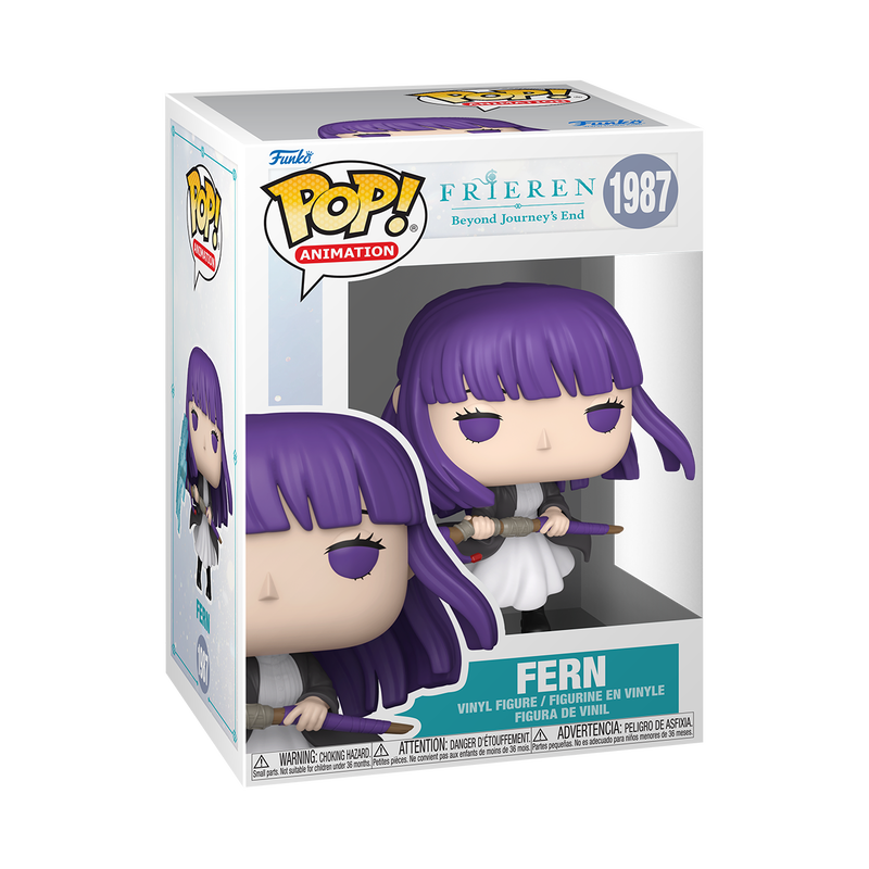 Cargue la imagen en el visor de la galería, Funko POP! Animation Frieren Beyond Journey's End - Fern with Staff Vinyl Figure

