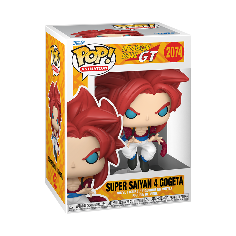 Chargez l&#39;image dans la visionneuse de la galerie, POP Animation: Dragon Ball GT - Super Saiyan 4 Gogeta Vinyl Figure

