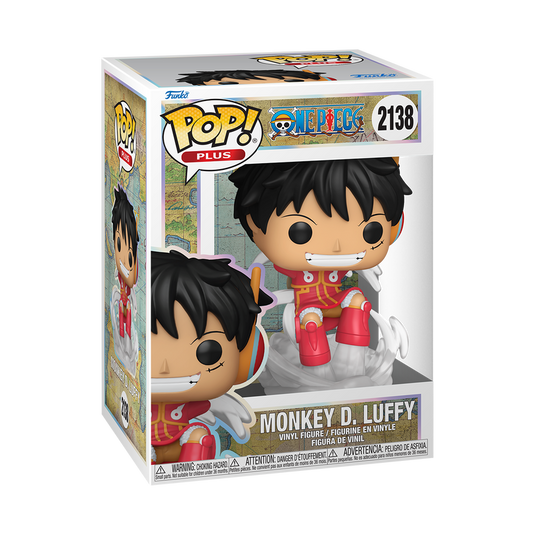 Funko POP! Plus Animation: One Piece - Plus Monkey D. Luffy (Egghead Arc) Vinyl Figure