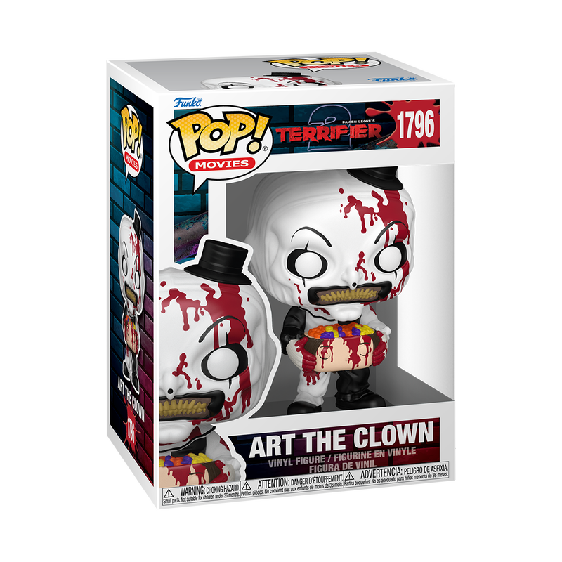 Chargez l&#39;image dans la visionneuse de la galerie, Funko POP! Movies: Terrifier - Art The Clown with Candy Filled Head Vinyl Figure
