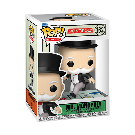Funko Pop! Retro Toys: Monopoly - Mr. Monopoly (Pass Go) Vinyl Figure