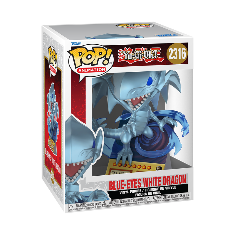 Load image into Gallery viewer, Funko POP! Animation: Yu-Gi-Oh! - Premium Blue-Eyes White Dragon Vinyl Figure
