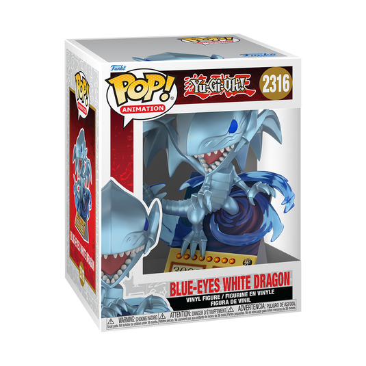 Funko POP! Animation: Yu-Gi-Oh! - Premium Blue-Eyes White Dragon Vinyl Figure