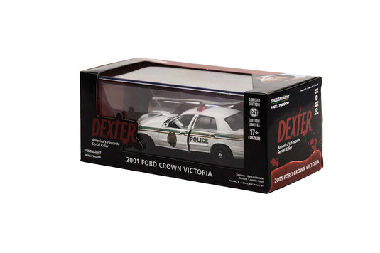 Hollywood Rides: Dexter - Ford Crown Victoria Police Interceptor 1:43 Scale Model Car