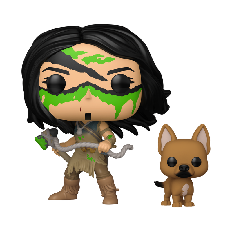 Load image into Gallery viewer, Funko POP! Plus Movies: Predator - Prey Naru with Sarii Glow in the Dark Vinyl Figure
