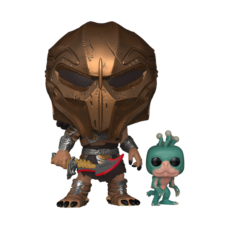 Cargue la imagen en el visor de la galería, Funko POP! &amp; Buddy Movies: Predator - Dek with Bud Vinyl Figure
