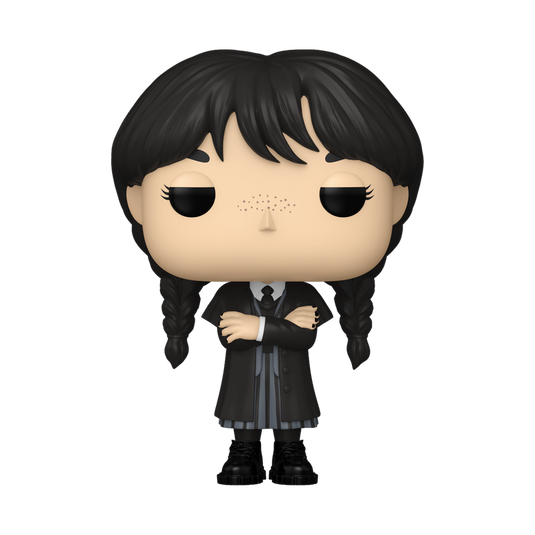 Funko POP! TV: The Addams Family - Wednesday Addams Black Coat Vinyl Figure