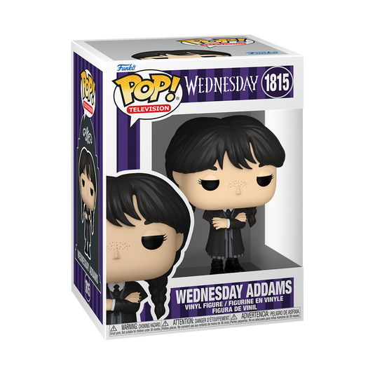 Funko POP! TV: The Addams Family - Wednesday Addams Black Coat Vinyl Figure