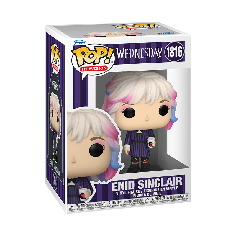 Load image into Gallery viewer, Funko POP! TV: The Addams Family - Enid Sinclair with Coffee Vinyl Figure
