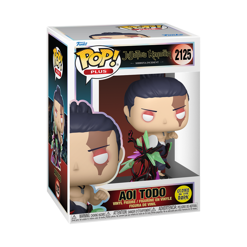 Load image into Gallery viewer, Funko Pop! Plus Animation: Jujutsu Kaisen - Aoi Todo Glow In The Dark Vinyl Figure
