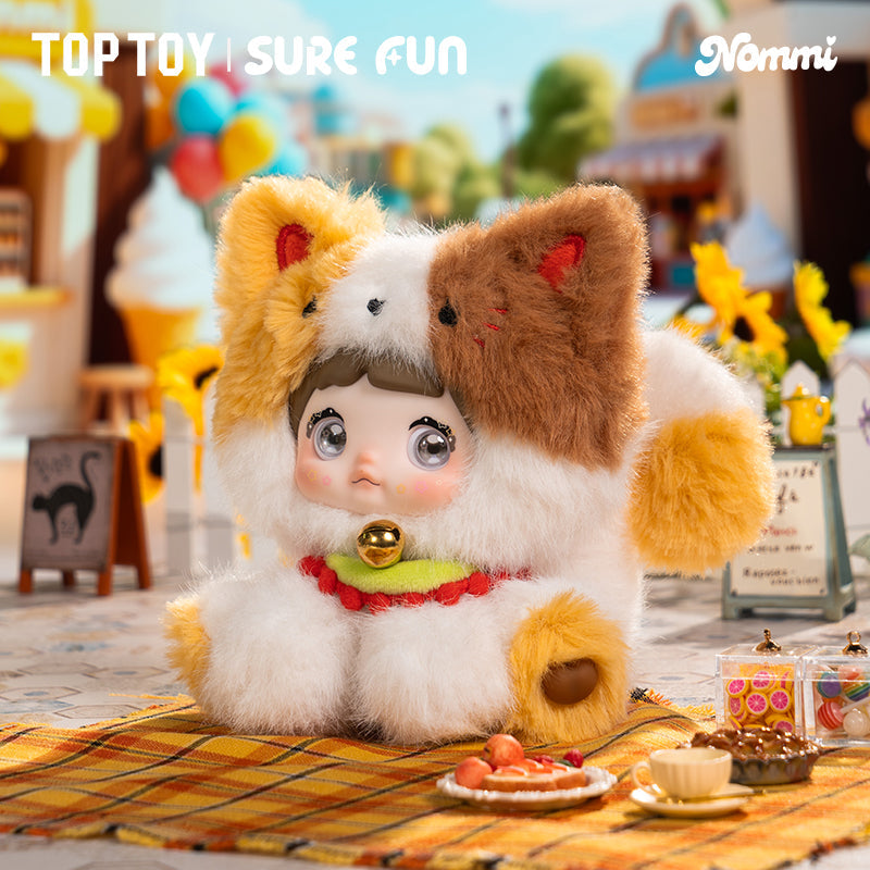 Cargue la imagen en el visor de la galería, Shopvidi Nommi Sitting Zoo - Series Vinyl Plush Doll Keychain 1 Single Blind Box
