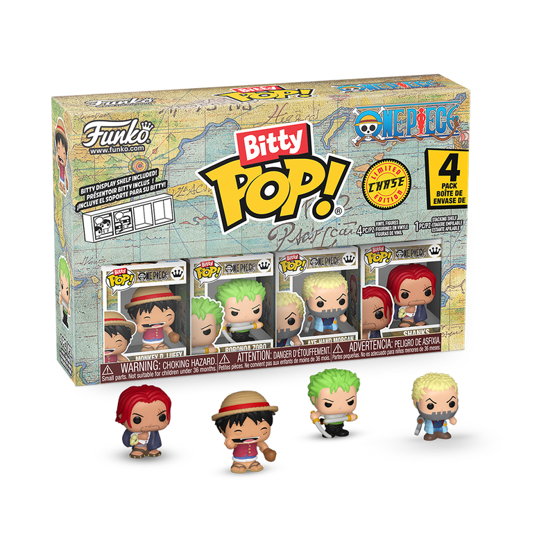 Cargue la imagen en el visor de la galería, Funko Bitty POP!: One Piece - Characters 4-Pack Vinyl Figure
