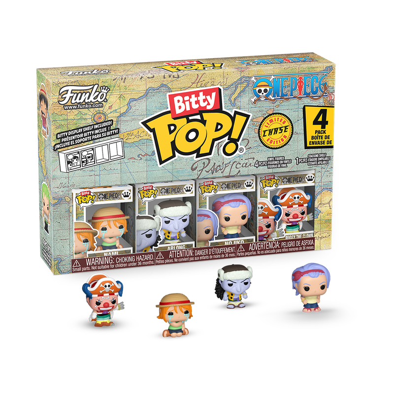 Cargue la imagen en el visor de la galería, Funko Bitty POP!: One Piece - Characters 4-Pack Vinyl Figure
