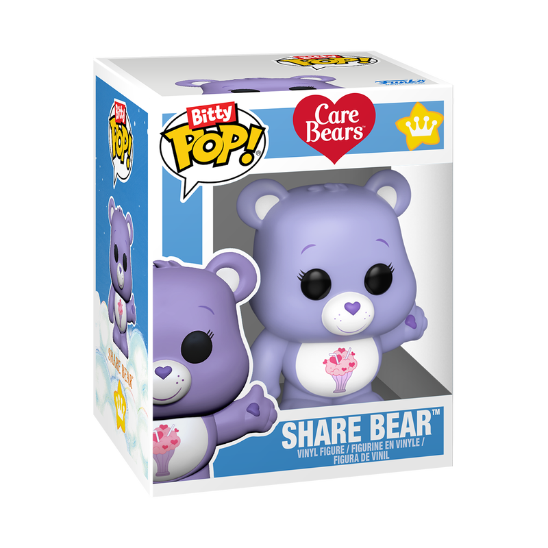 Chargez l&#39;image dans la visionneuse de la galerie, Funko Bitty POP! Rides: Care Bears - Share Bear and Cloud Mobile Vinyl Figure
